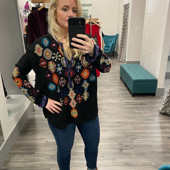 ☀️JOHNNY WAS Meshika Blouse☀️ - Picture 4 of 4